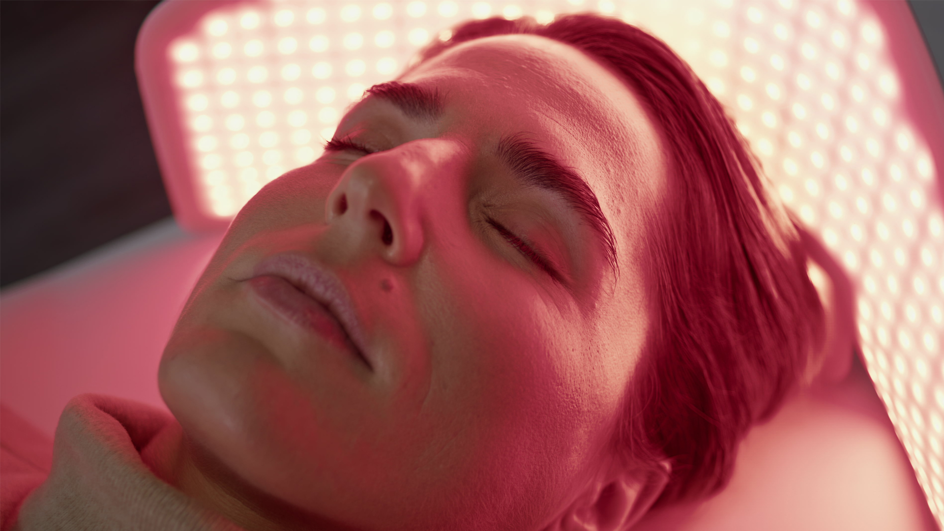 femme faisant de la luminothérapie