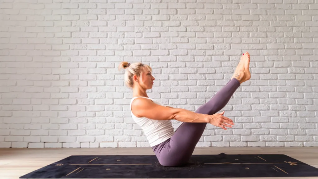 posture du bateau yoga